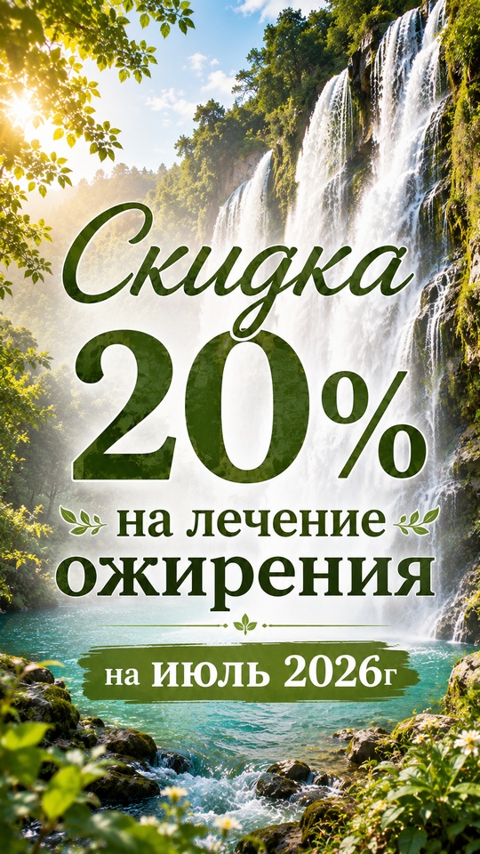 Скидка на лечение ожирения